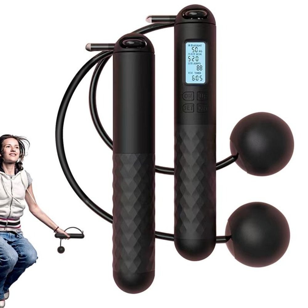 Tragbares Kabelloses Springsei – Smart Jump Rope Digital Counter Bewertung und Preis